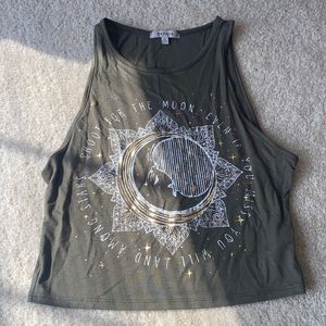 papaya tank top! size medium